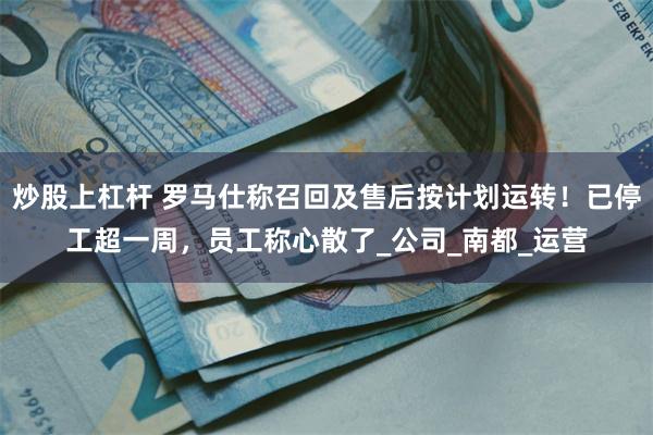 炒股上杠杆 罗马仕称召回及售后按计划运转！已停工超一周，员工称心散了_公司_南都_运营